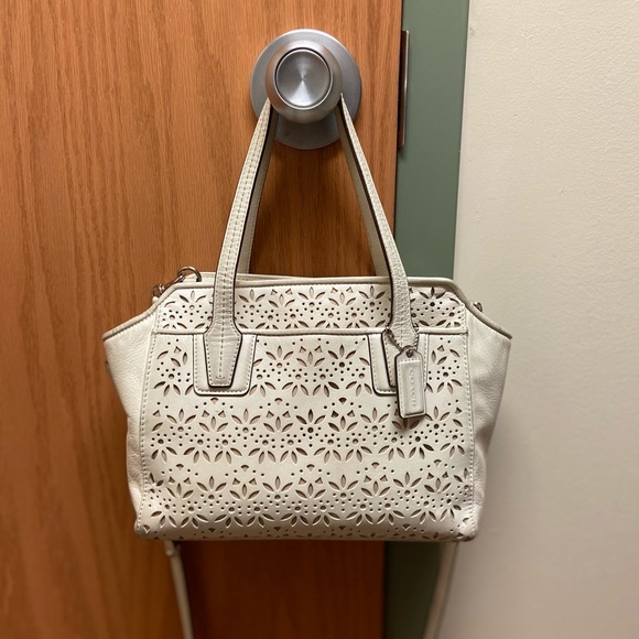 COPY - Coach Ivory/White Purse - Picture 2 of 10